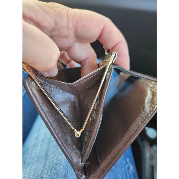 Christian Dior Brown Trotter Print Vintage Wallet and Coin Purse - Picture 13 of 14